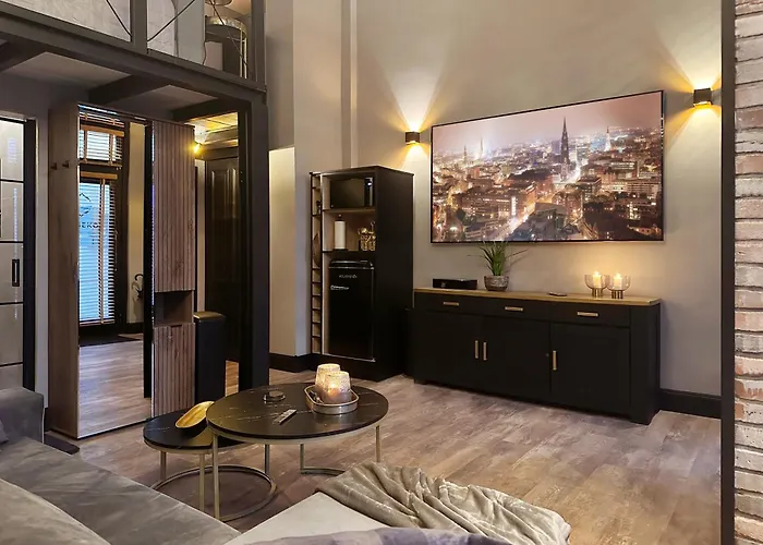 Black 6 Luxus In Alsternaehe Apartament *